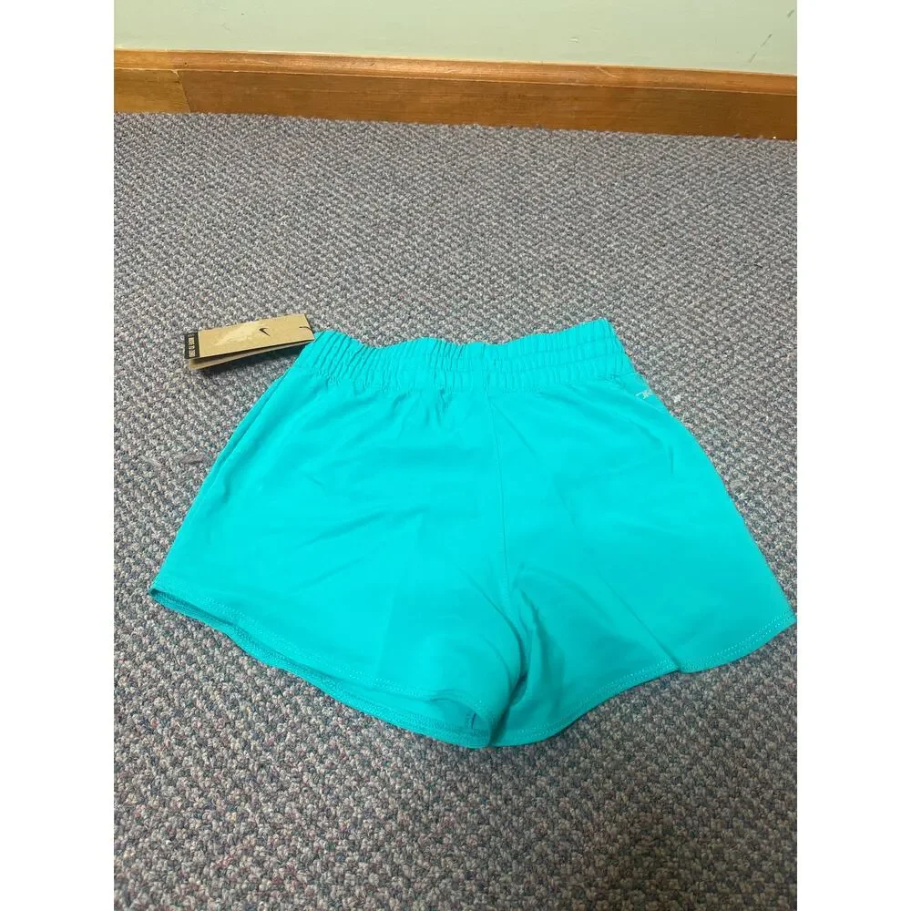 Nike Girls Teal Running Shorts 6X